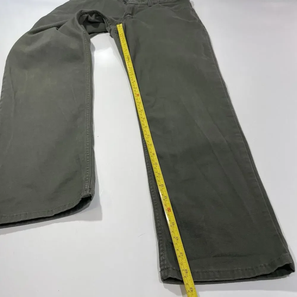 Carhartt Men’s Relaxed Fit Carpenter Casual Work Pants Green Utility 32x30